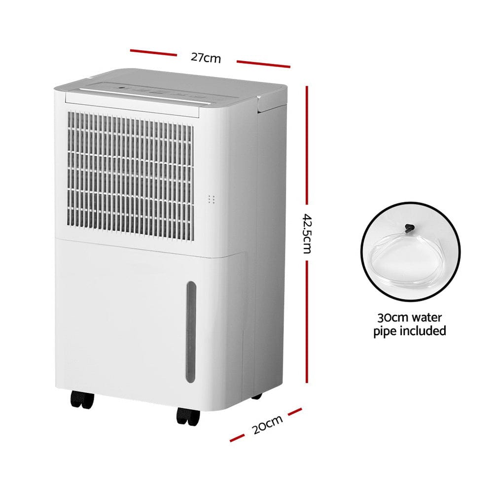 Devanti Dehumidifier 12L Air Purifier White - SportZone.co.nz