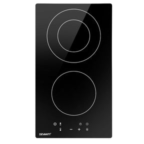 Devanti Electric Ceramic Cooktop 30cm - SportZone.co.nz