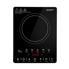 Devanti Electric Ceramic Cooktop 30cm - SportZone.co.nz