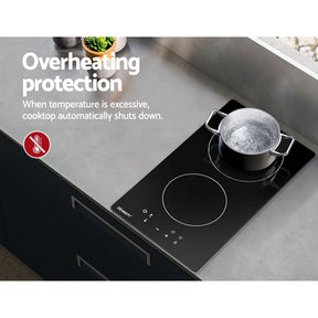 Devanti Electric Ceramic Cooktop 30cm - SportZone.co.nz