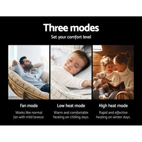 Devanti Electric Ceramic Tower Heater 2400W - SportZone.co.nz