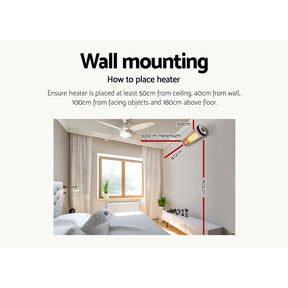 Devanti Electric Strip Heater 2000W - SportZone.co.nz