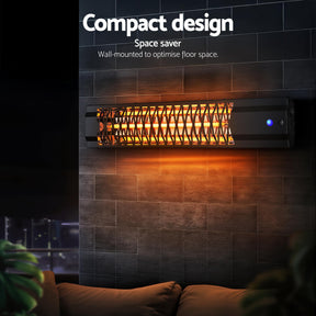 Devanti Electric Strip Heater Radiant Heaters 2000W - SportZone.co.nz