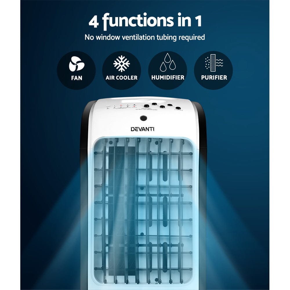 Devanti Evaporative Air Cooler Conditioner 4L - SportZone.co.nz