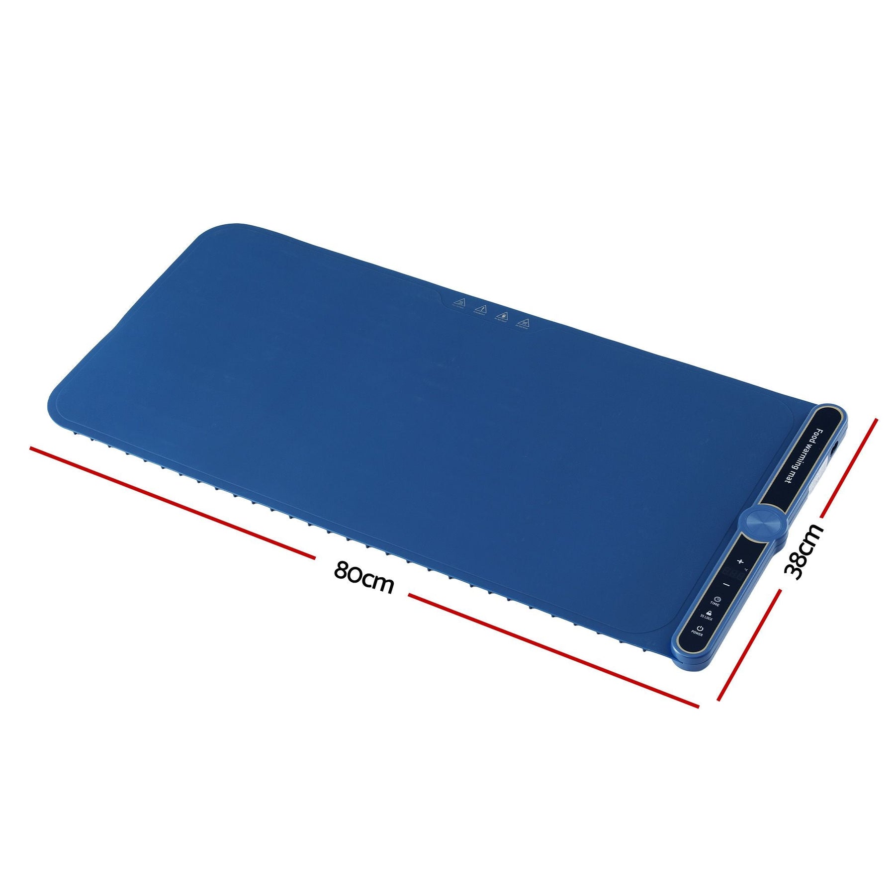 Devanti Food Warming Mat 80cm Electric Food Warmer Roll Up Buffet Tray Blue - SportZone.co.nz