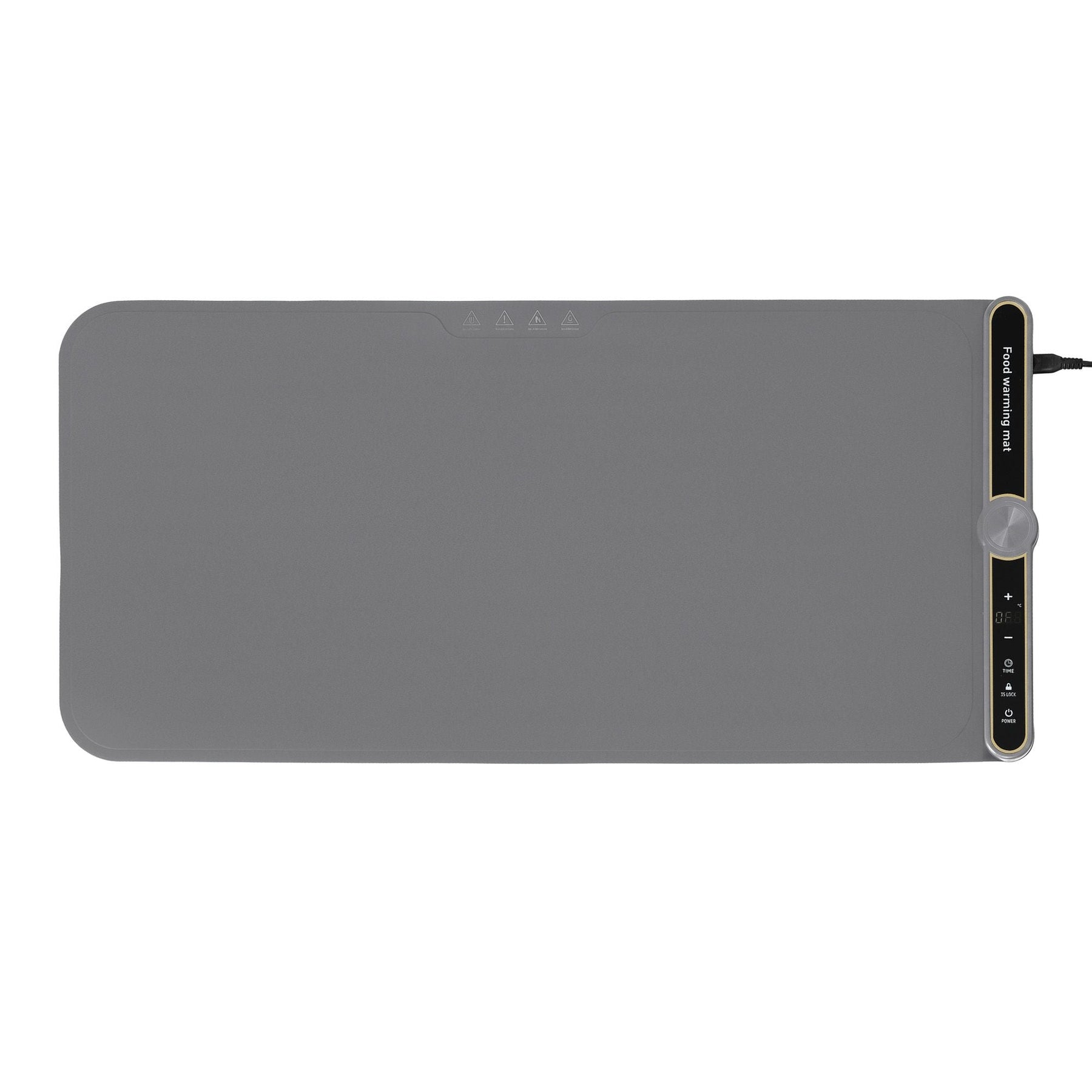 Devanti Food Warming Mat 80cm Electric Food Warmer Roll Up Buffet Tray Grey - SportZone.co.nz