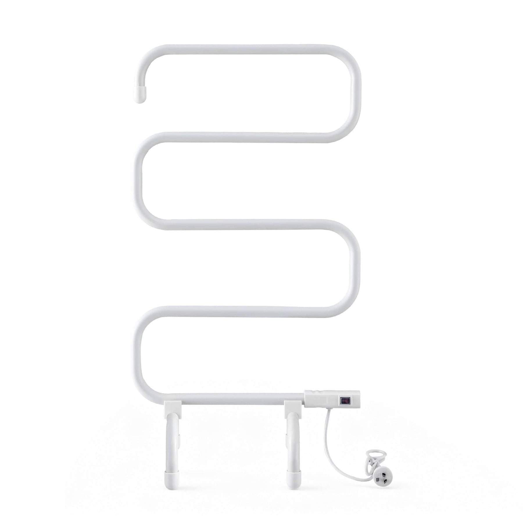 Devanti Heated Towel Rail Freestanding Wall Mounted S - Shape Electric Warmer Rack - SportZone.co.nz