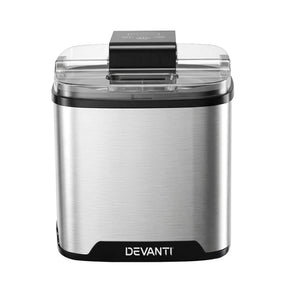 Devanti Ice Cream Maker Machine 2L Homemade Gelato Sorbet Frozen Drinks Sliver - SportZone.co.nz