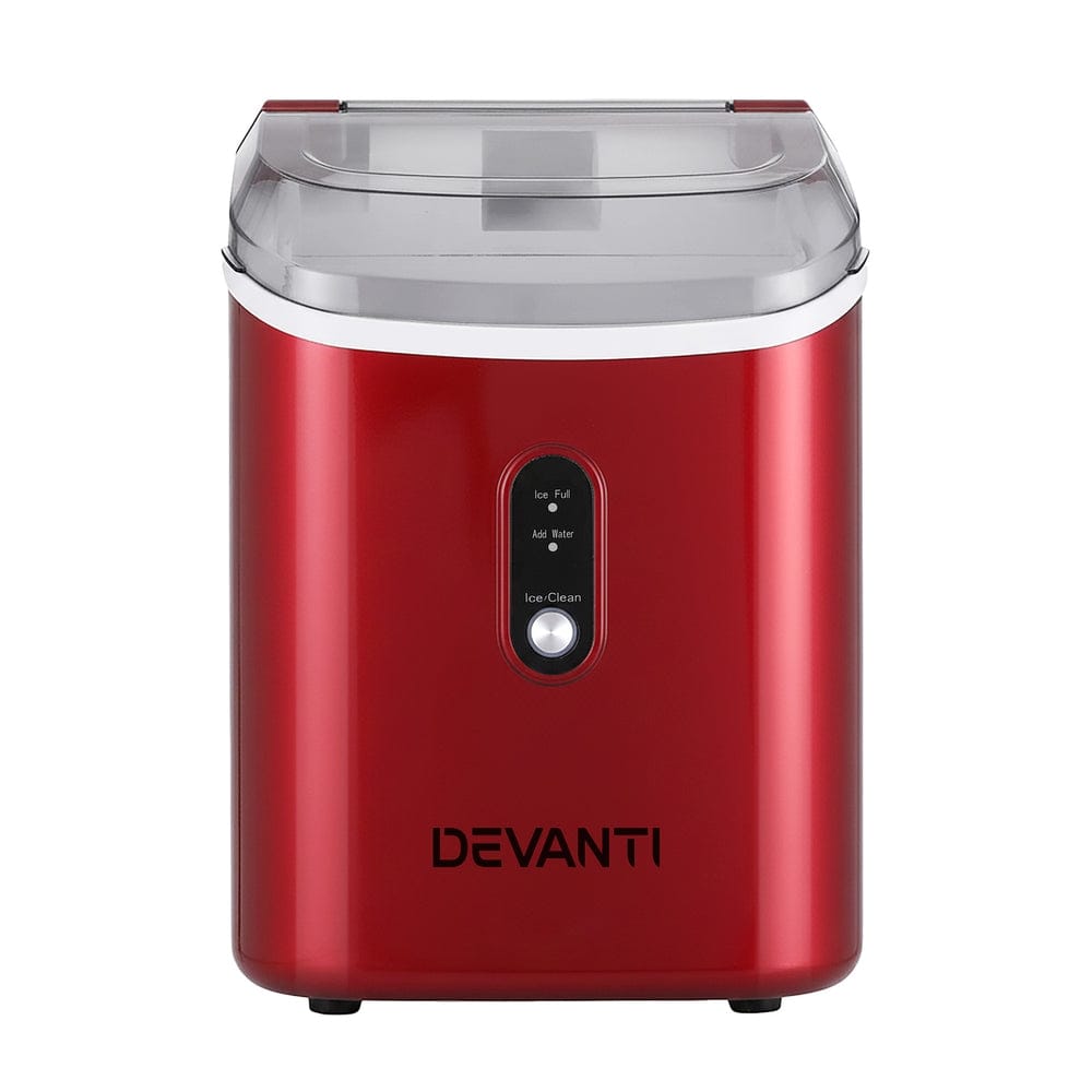 Devanti Ice Maker Machine 15kg Nugget Chewable Ice Cube - SportZone.co.nz