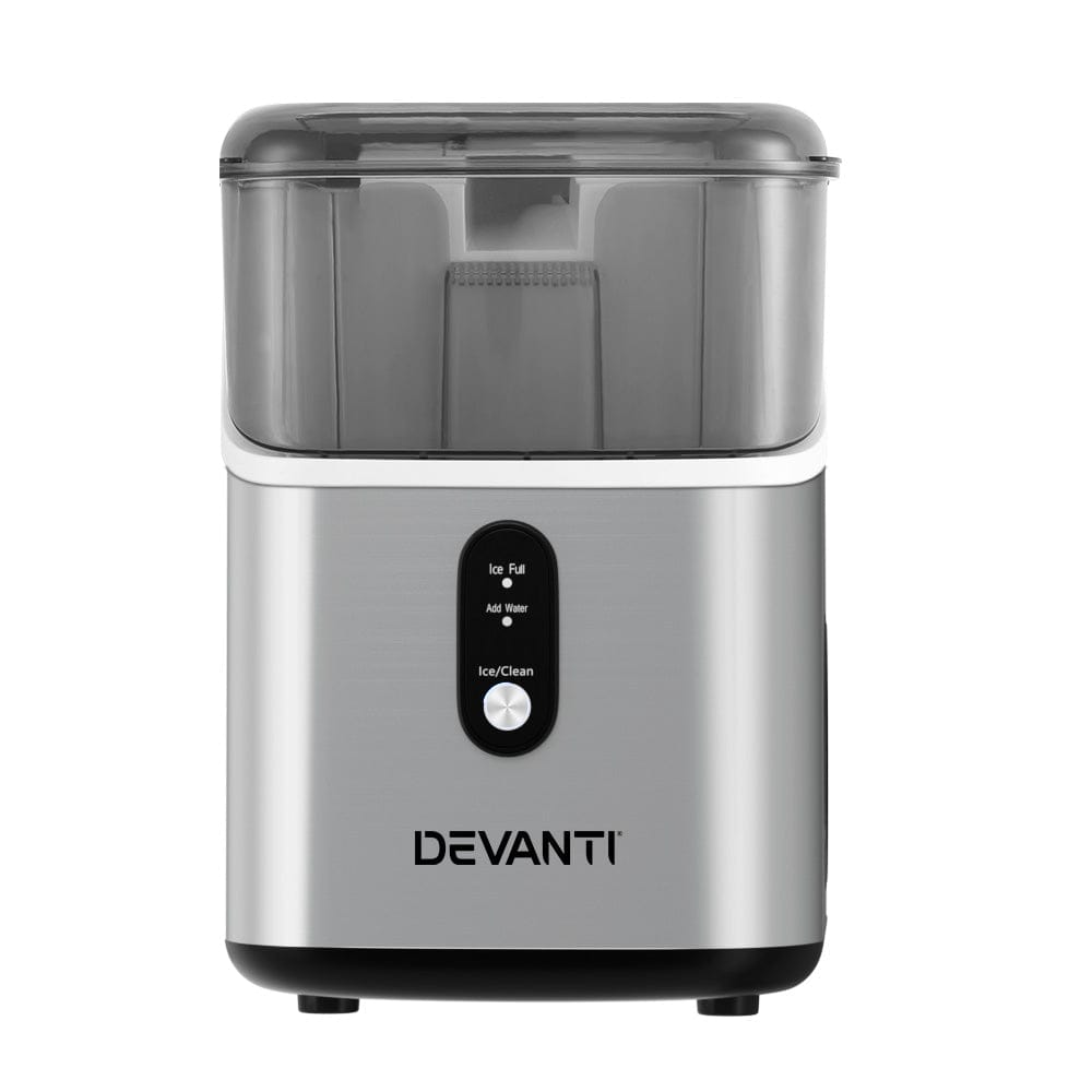 Devanti Ice Maker Machine 15kg Nugget Ice Cube - SportZone.co.nz