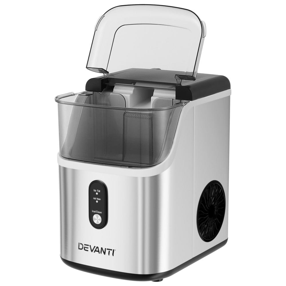 Devanti Ice Maker Machine 15kg Nugget Ice Cube - SportZone.co.nz