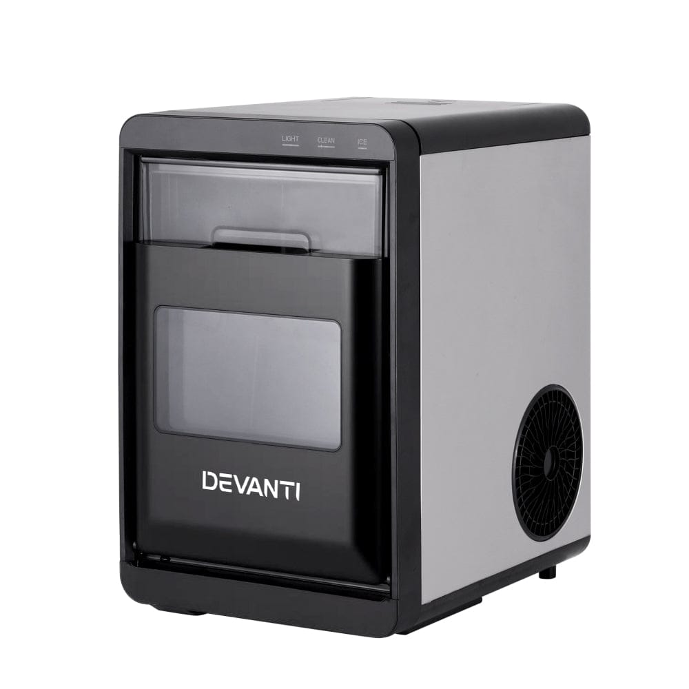 Devanti Ice Maker Machine 20kg Chewable Nugget Ice Countertop w/Self Cleaning - SportZone.co.nz