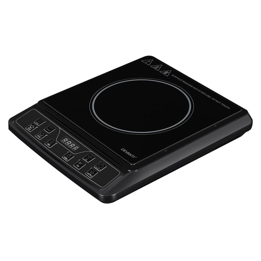 Devanti Induction Cooktop 30cm Portable Cooker - SportZone.co.nz