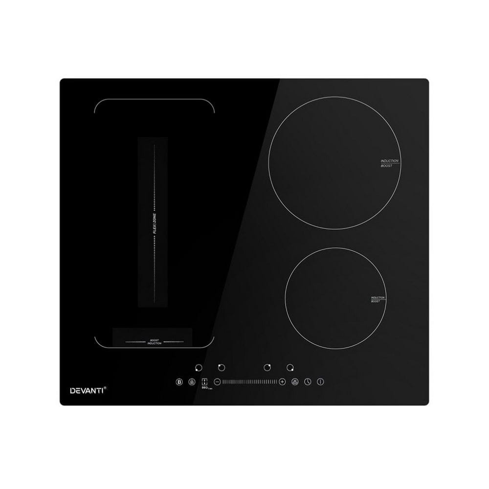 Devanti Induction Cooktop 60cm Electric Cooker - SportZone.co.nz
