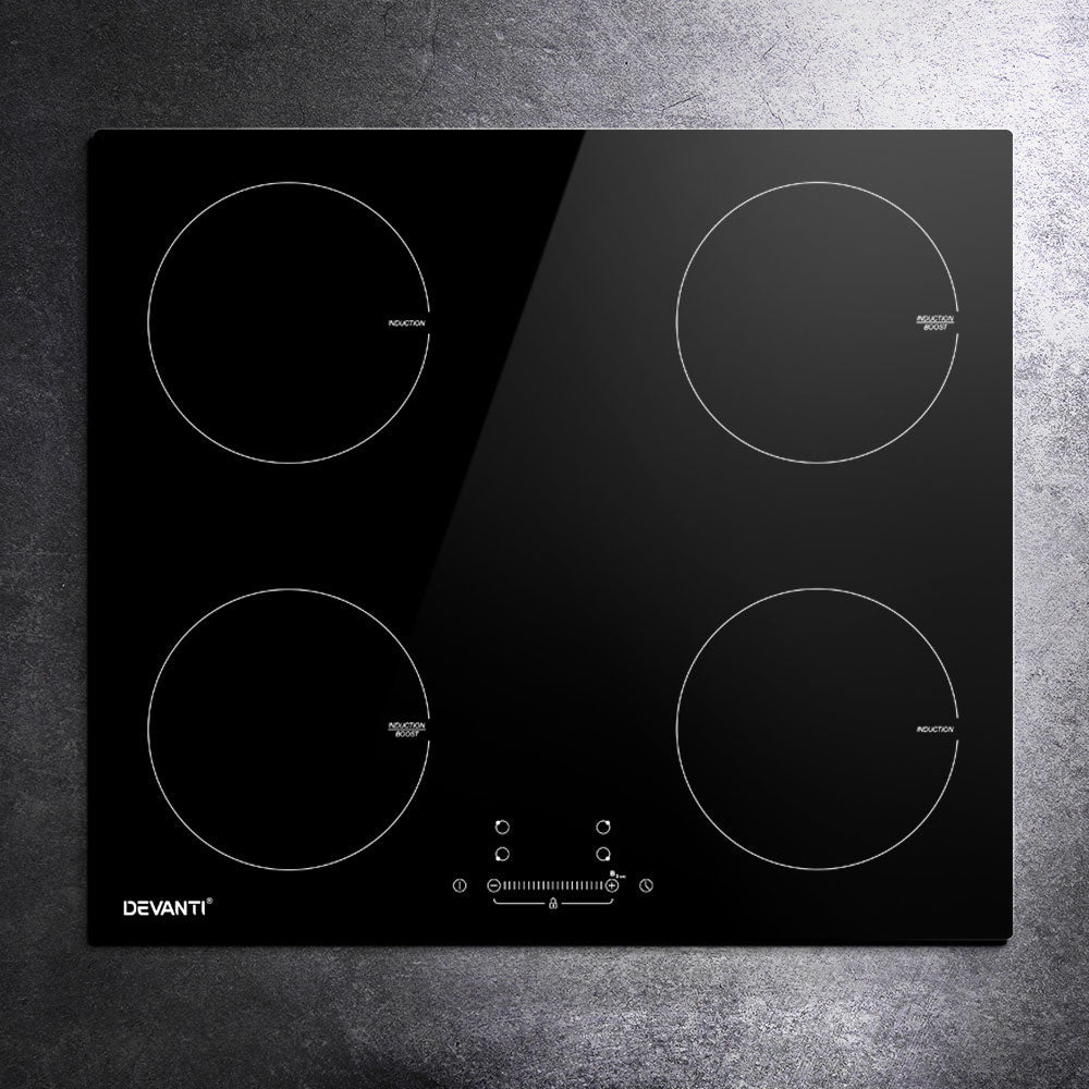 Devanti Induction Cooktop 60cm Electric Cooker - SportZone.co.nz