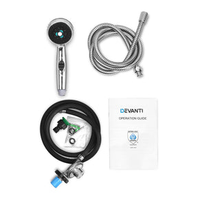 Devanti Portable Gas Water Heater LPG System Grey - SportZone.co.nz