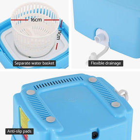 Devanti Portable Washing Machine 4.5L Blue - SportZone.co.nz