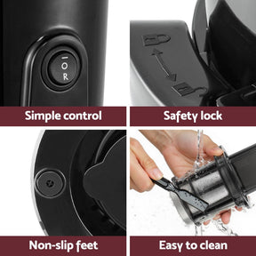 Devanti Slow Juicer Cold Press Fruit Juicer - SportZone.co.nz