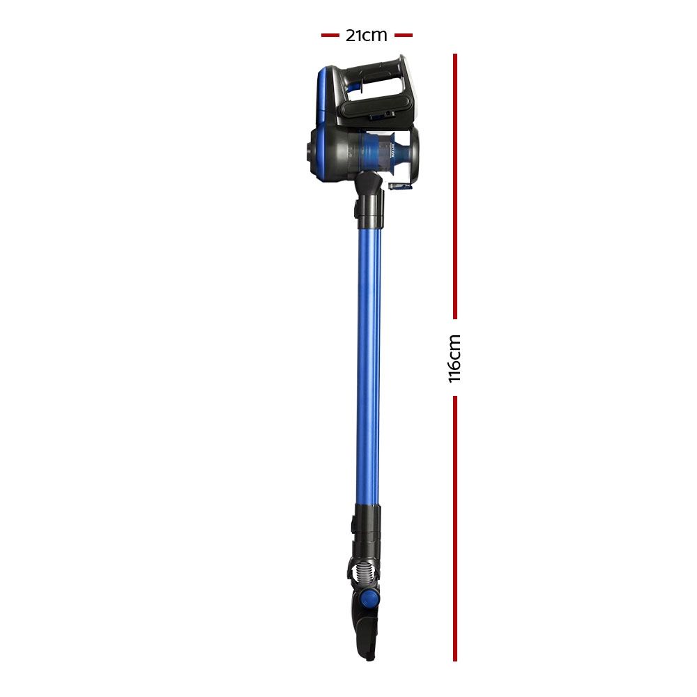 Devanti Stick Vacuum Cleaner Brushless Cordless 250W Blue - SportZone.co.nz