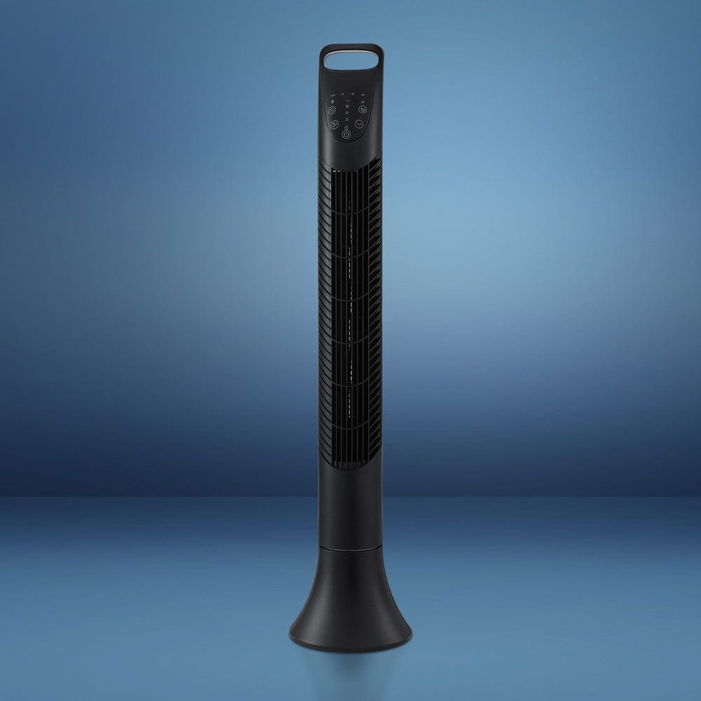 Devanti Tower Fan Oscillating 3 Speeds with Remote 91cm - SportZone.co.nz