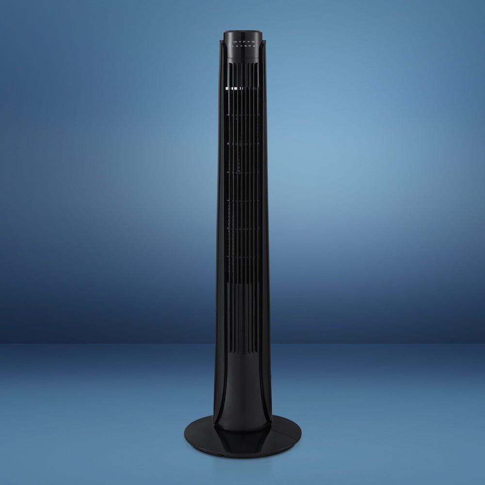 Devanti Tower Fan Oscillating 3 Speeds with Remote 93cm - SportZone.co.nz