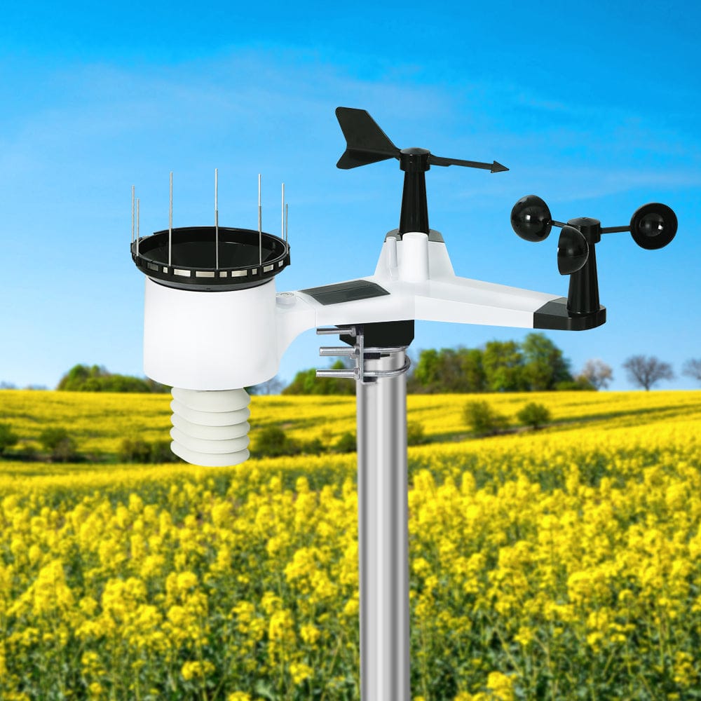 Devanti Weather Station Indoor Outdoor Wireless WiFi Professional Solar Sensor - SportZone.co.nz