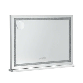 Embellir Bluetooth Makeup Mirror 58x46cm Hollywood Vanity with LED Light Crystal - SportZone.co.nz