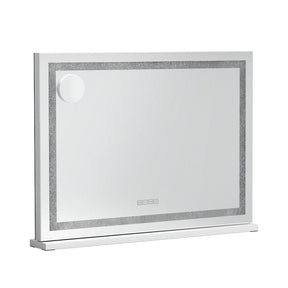 Embellir Bluetooth Makeup Mirror 80x58cm Hollywood Vanity with LED Light Crystal - SportZone.co.nz