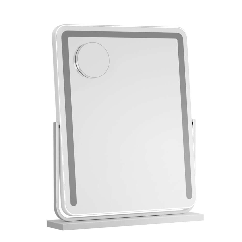 Embellir Makeup Mirror 40x50cm Hollywood Vanity with LED Light Strip Rotation - SportZone.co.nz