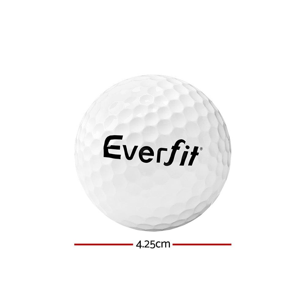 Everfit 12Pcs Golf Ball Set Reusable Distance Golf Balls Practice Training - SportZone.co.nz