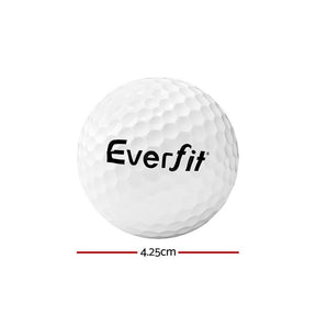 Everfit 12Pcs Golf Ball Set Reusable Distance Golf Balls Practice Training - SportZone.co.nz