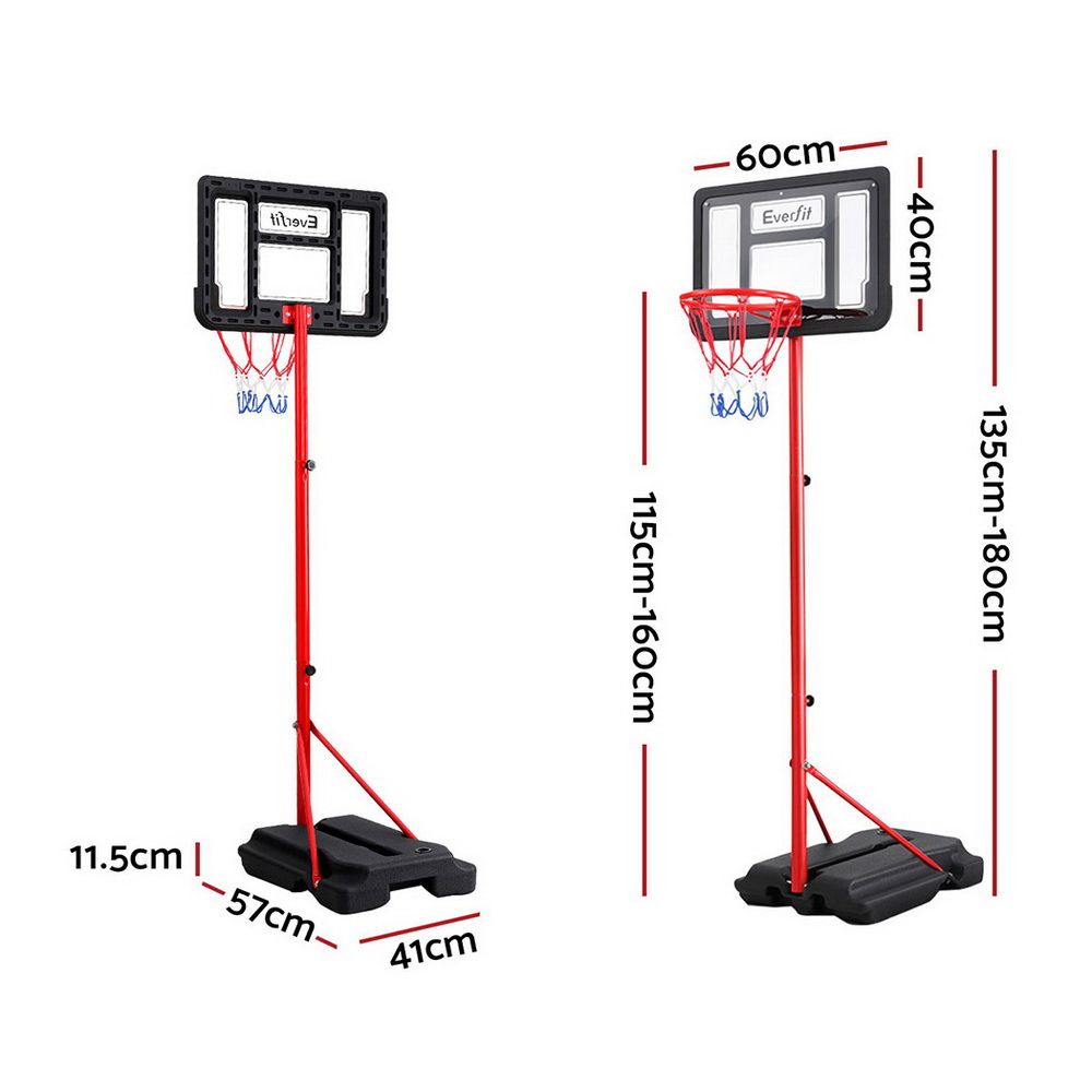 Everfit 1.6M Kids Basketball Hoop Stand System Portable - SportZone.co.nz