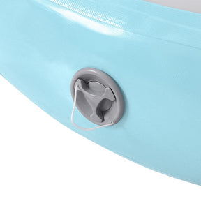 Everfit 1m Air Track Spot Inflatable Gymnastics Tumbling Mat Round Green - SportZone.co.nz