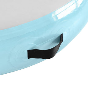 Everfit 1m Air Track Spot Inflatable Gymnastics Tumbling Mat Round Green - SportZone.co.nz