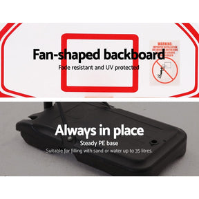 Everfit 2.1M Basketball Hoop Stand System Adjustable Portable Pro Kids White - SportZone.co.nz