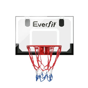 Everfit 23" Mini Basketball Hoop Backboard Door Wall Mounted Sports Kids Black - SportZone.co.nz