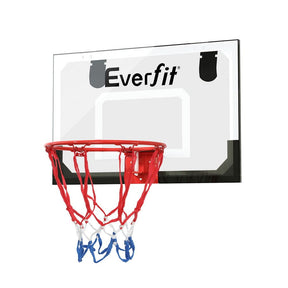 Everfit 23" Mini Basketball Hoop Backboard Door Wall Mounted Sports Kids Black - SportZone.co.nz