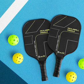 Everfit 2PCS Pickleball Paddles Set Outdoor Pickle Balls Rackets with Cover Bag Training - SportZone.co.nz