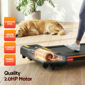 Everfit 3-in-1 Walking Pad Treadmill 12% Incline Under Desk 38cm Belt - SportZone.co.nz