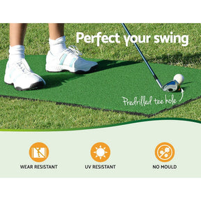 Everfit 3.5m Golf Practice Net with Driving Mat Training Aid Target Hitting - SportZone.co.nz