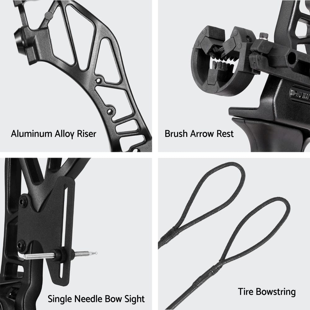 Everfit 55lbs Bow Arrow Set Recurve Takedown Archery Hunting for Beginner Red - SportZone.co.nz