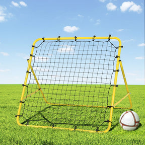 Everfit Baseball Soccer Net Rebounder Football Goal Net Sports Training Aid Yellow - SportZone.co.nz