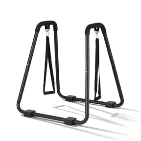Everfit Dip Station Parallel Bars Heavy Duty Home Gym Stand Calisthenics Black - SportZone.co.nz