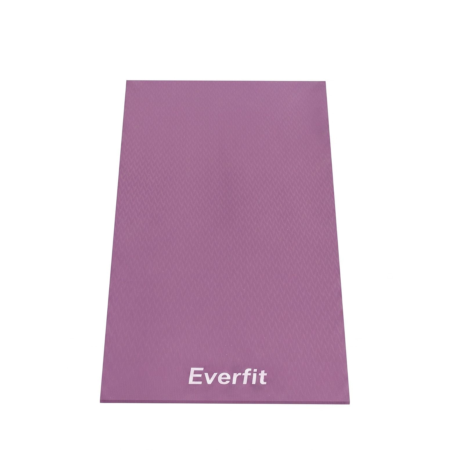 Everfit Exercise Equipment Mat 1.8M Treadmill Floor Rug Home Gym Fitness Purple - SportZone.co.nz