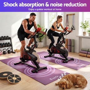 Everfit Exercise Equipment Mat 2M Treadmill Floor Rug Home Gym Fitness Purple - SportZone.co.nz