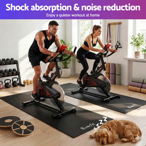 Everfit Exercise Equipment Mat Treadmill Floor Rug Home Gym Bike Fitness Yoga 2M - SportZone.co.nz