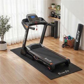 Everfit Exercise Equipment Mat Treadmill Floor Rug Home Gym Bike Fitness Yoga 2M - SportZone.co.nz