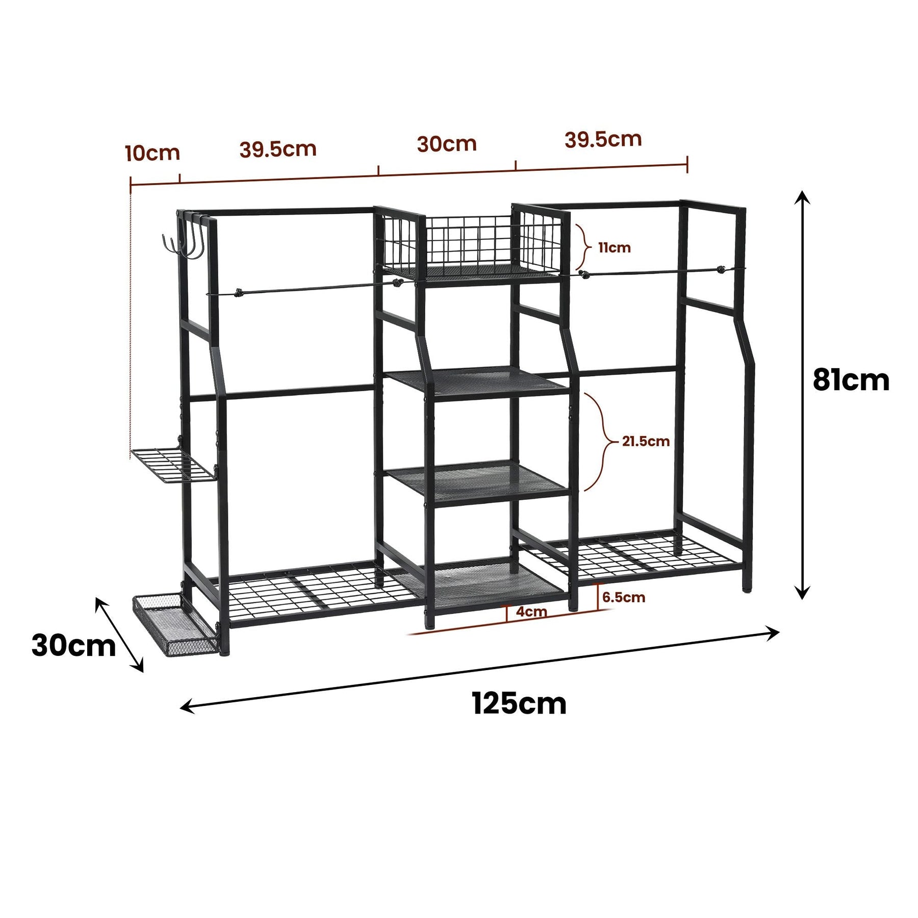 Everfit Golf Bag Storage Golfing Equipment Rack Holds 2 Bags 16 Clubs - SportZone.co.nz