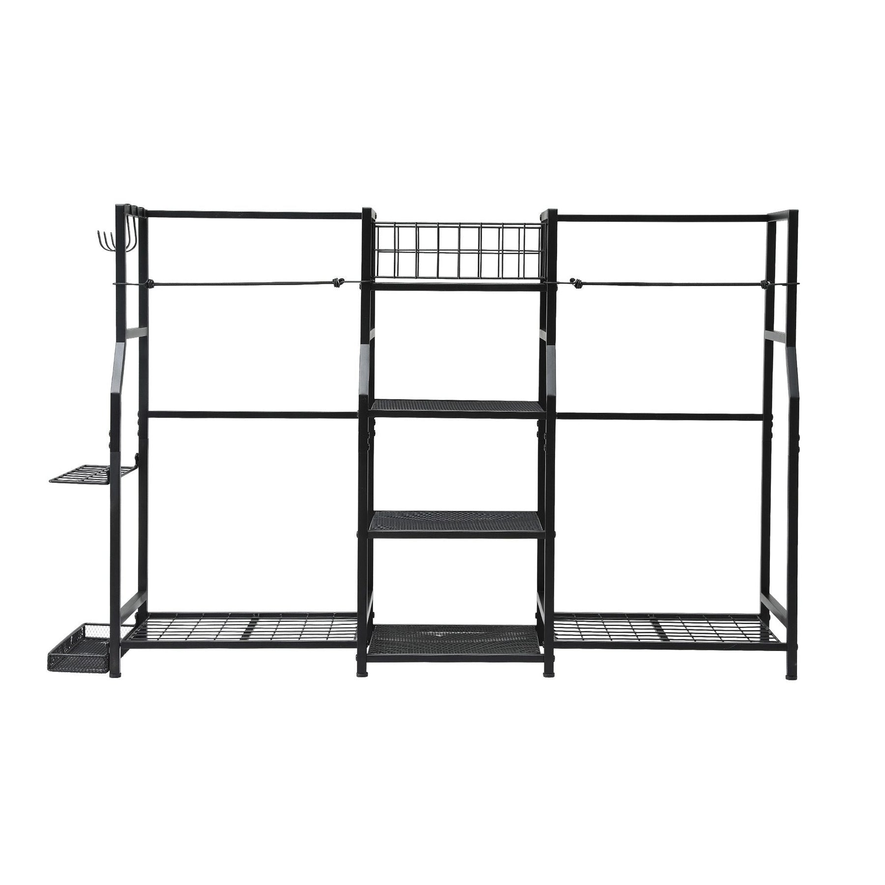 Everfit Golf Bag Storage Golfing Equipment Rack Holds 2 Bags 16 Clubs - SportZone.co.nz