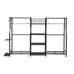 Everfit Golf Bag Storage Golfing Equipment Rack Holds 2 Bags 16 Clubs - SportZone.co.nz